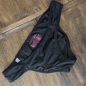 PINK Victoria's Secret Bikini Bottom / Small / Black